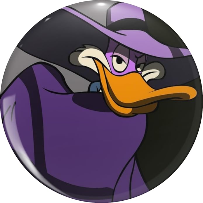 Darkwing Pin Lapel Pin Cute Brooch Pins Badges 0.75"