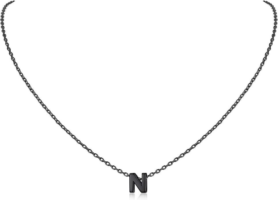 ChicSilver 925 Sterling Silver Initial Necklace for Women Dainty Letter Jewelry Personalized Gift