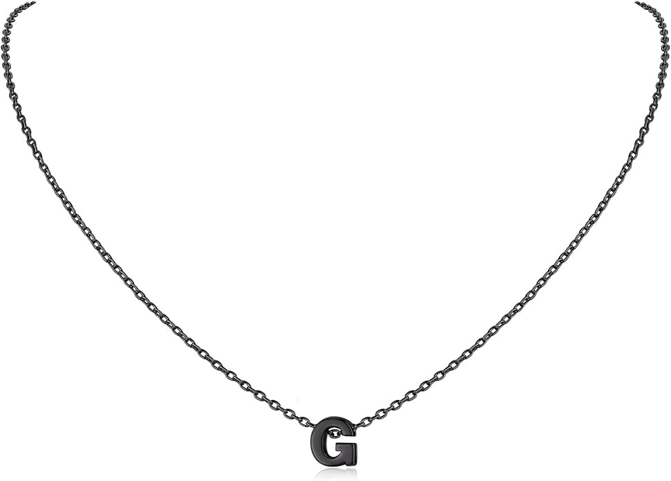ChicSilver 925 Sterling Silver Initial Necklace for Women Dainty Letter Jewelry Personalized Gift