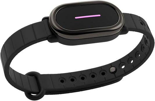 BOND TOUCH 4 Long-Distance Relationship Smart Bracelet for Couples to Feel Connected (1 Unit) Long Battery Life, Bluetooth Connection, Haptic Vibration, Compatible with iOS and Android (Black)