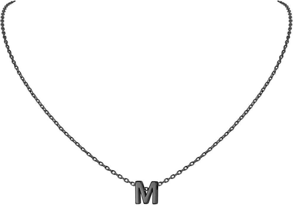 ChicSilver 925 Sterling Silver Initial Necklace for Women Dainty Letter Jewelry Personalized Gift