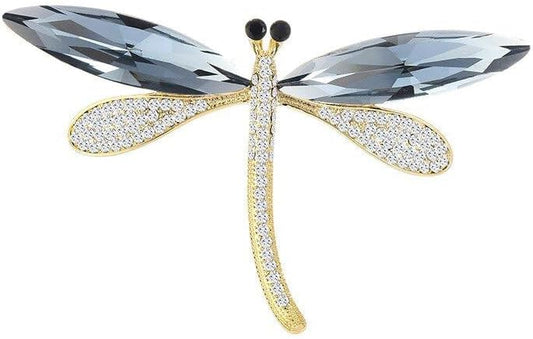 Animal Brooch for Women Rhinestone Brooch Pin 18k Gold Plated Animal Lapel Pin Fashion Jewelry Gift for Mom Wife