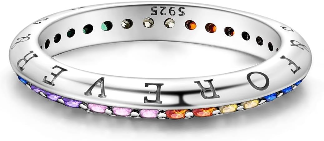 NARMO 925 Sterling Silver Rings for Women Evil Eyes Rings Entwined Line Cubic Zirconia Rings Simple Stackable Finger Rings Engagement Ring Personality Rings Size 6-9