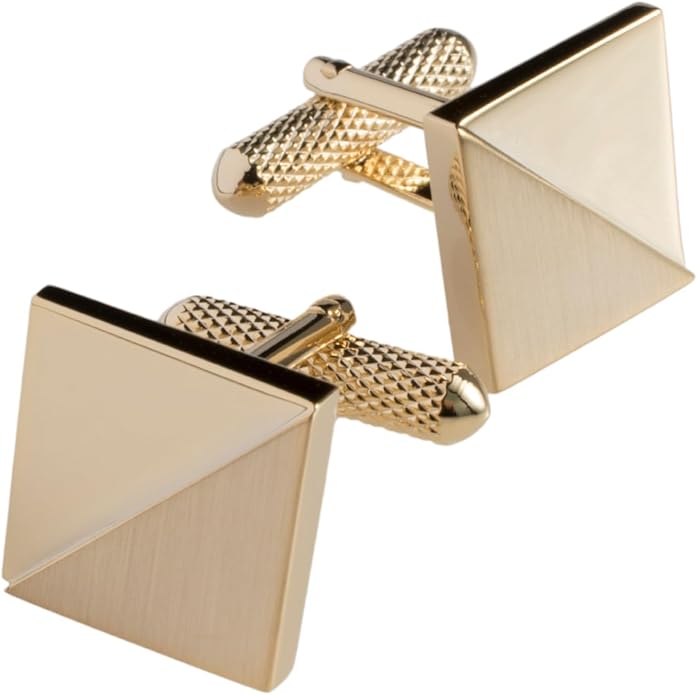 [TAVARAT] Cufflinks for Men Black Silver Tps-056