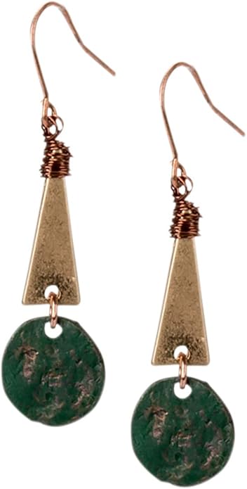 SPUNKYsoul Boho Disc Light Weight Earrings 2 Pack for Women