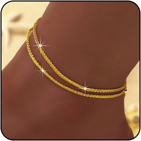 Ankle Bracelets for Women Waterproof Sparkly Anklets Tennis Rhinestone Anklets for Women Starfish Infinity Heart Cross Anklet Bracelet Beach Jewelry