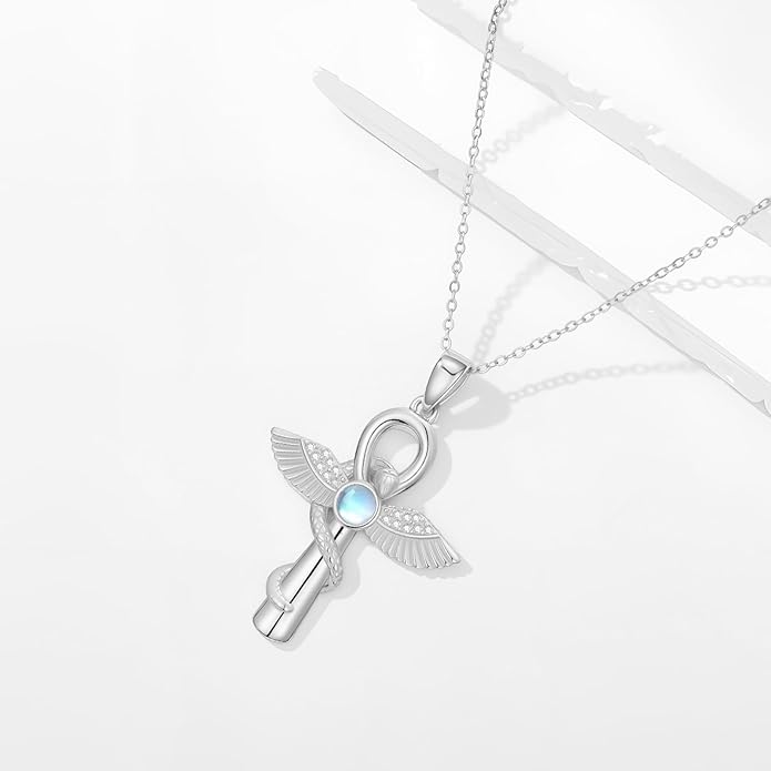 YEESIA Cross Necklace for Men Women 925 Sterling Silver Christian Pendant Religious Jewelry Gift for Men Women.