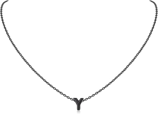 ChicSilver 925 Sterling Silver Initial Necklace for Women Dainty Letter Jewelry Personalized Gift