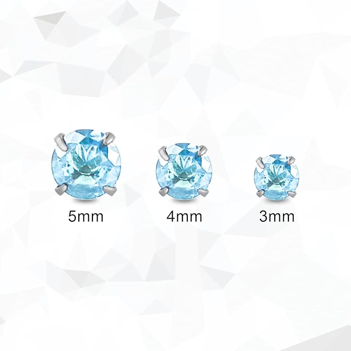 12 Pairs 18K Gold Plated Surgical Stainless Steel Stud Earrings, Star Heart Square Stud Earring for Women, Cubic Zirconia Birthstone Stud Earrings Set