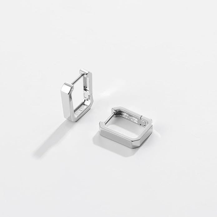 Gacimy Gold Huggie Hoop Earrings for Women 14k Gold Plated, Small Hoop Earrings for Women, 1/2 Inch Yellow Color Earrings for Women