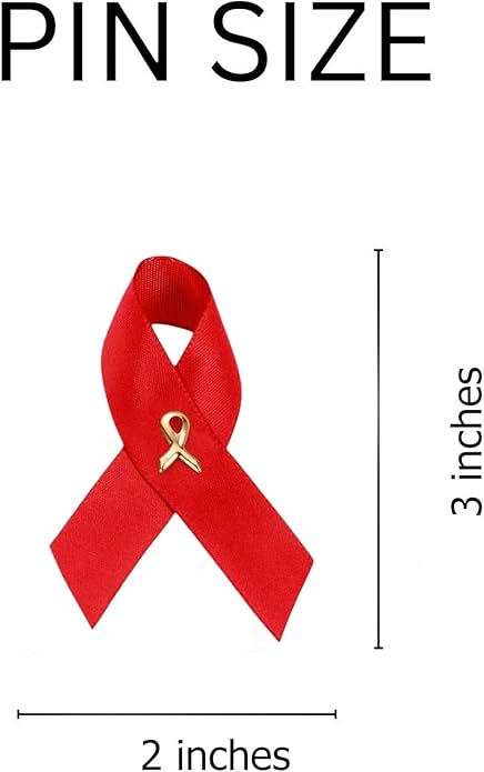 1/2/5/10/25/50/100pcs Satin Awareness Ribbon Pins (Pick your color), for Cancer & Disease Awareness, Bulk Quantities for Fundraising, Events, Gift Giving