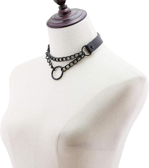 Triangle Choker Necklace for Women Girls, Adjustable Jewelry Necklace Gift