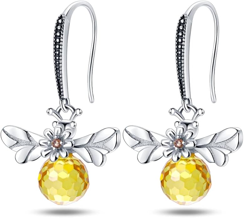 925 Sterling Silver Women Earrings, Sparkling Star and Moon Earrings, Various Hypoallergenic Earrings, Best Gift for Women