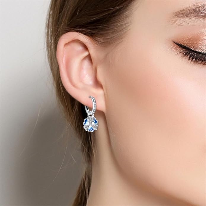 925 Sterling Silver Women Earrings, Sparkling Star and Moon Earrings, Various Hypoallergenic Earrings, Best Gift for Women