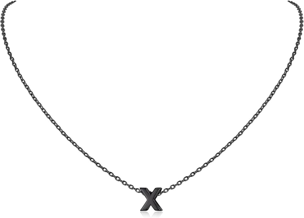 ChicSilver 925 Sterling Silver Initial Necklace for Women Dainty Letter Jewelry Personalized Gift