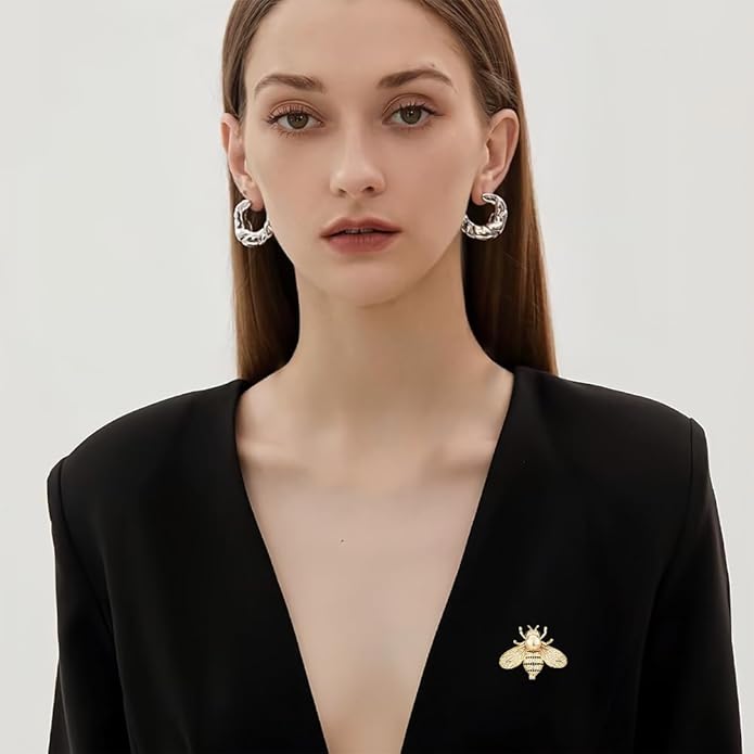 Animal Brooch for Women Girls Rhinestone Animal Brooch Lapel Pin Jewelry Gift for Mom Wife