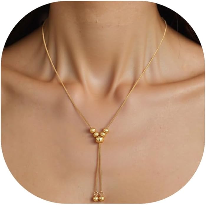 Irregular Y2k Long Y-shaped Necklace with Zircon Inlaid Sparkling Brick Tassel Pendant Double-Layer Chain High-end Fashion Accessory Women's