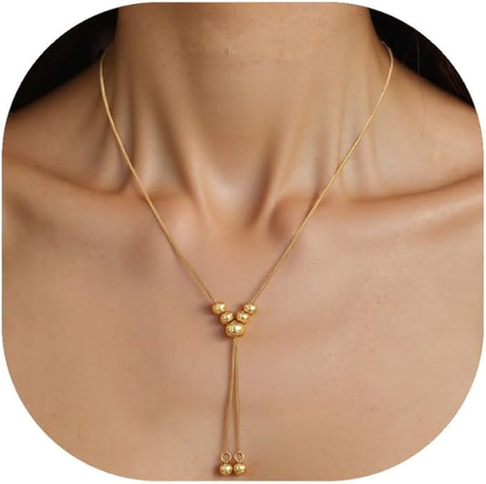 Irregular Y2k Long Y-shaped Necklace with Zircon Inlaid Sparkling Brick Tassel Pendant Double-Layer Chain High-end Fashion Accessory Women's