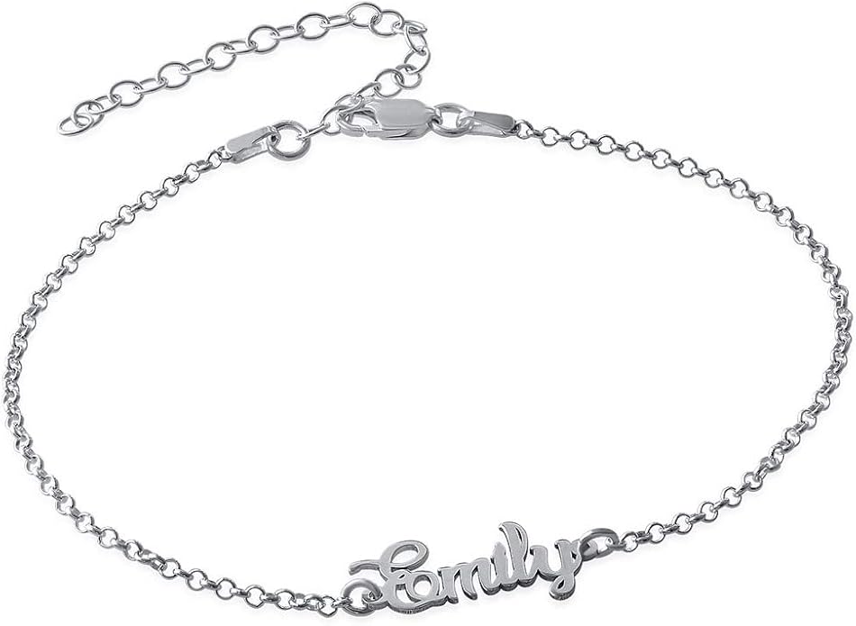 Choose your style Personalized Name Anklet/Bracelet – Dainty Jewelry Gift for Women, Mom, Wife, Girlfriend - Valentine’s Day, Mother’s Day, Christmas