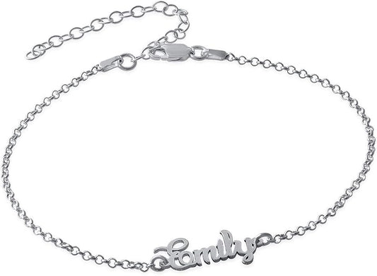 Choose your style Personalized Name Anklet/Bracelet – Dainty Jewelry Gift for Women, Mom, Wife, Girlfriend - Valentine’s Day, Mother’s Day, Christmas