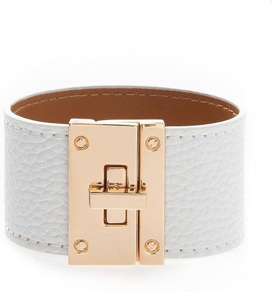 Rantanto Braid Leather Wrap Bracelet Trendy Stackable Crystal Cuff Boho Gold Heart Bracelet Jewelry Gift For Women