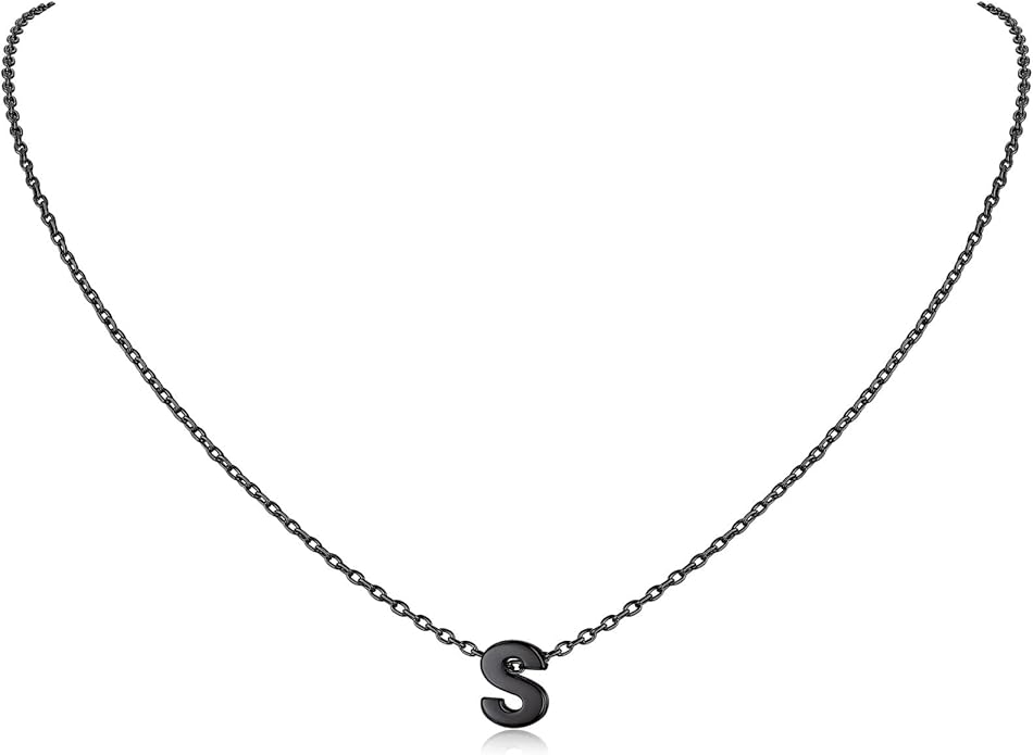 ChicSilver 925 Sterling Silver Initial Necklace for Women Dainty Letter Jewelry Personalized Gift