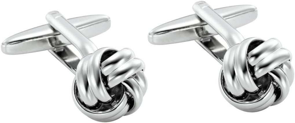 Stunning Mens Nautical Knot Stainless Steel Cufflinks