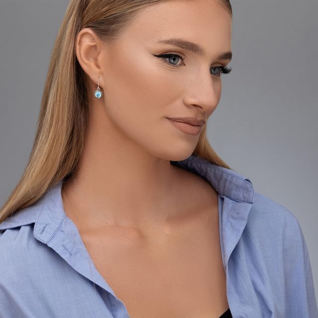 JEAN RACHEL JEWELRY 925 Sterling Silver Dangle Earrings for Women - Rope with Cubic Zirconia Vintage Design - Hypoallergenic, Lead & Nickel Free - Artisan Handcrafted Statement Earrings