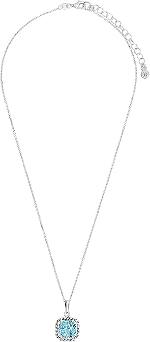 JEAN RACHEL JEWELRY 925 Sterling Silver Necklace for Women - Rope with Cubic Zirconia Vintage Design - Hypoallergenic, Lead & Nickel Free Jewelry - Artisan Handcrafted Statement Necklace