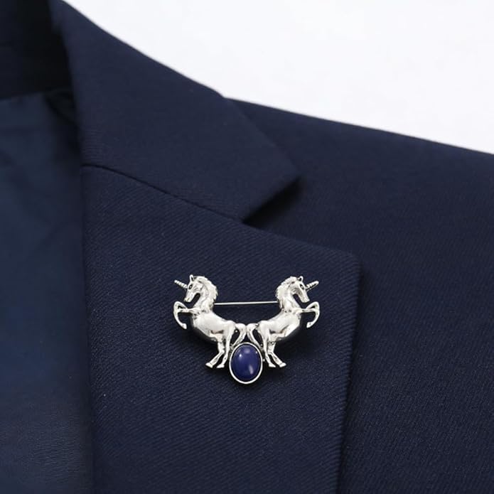 2026 New Year Of Horse Pin Brooch, Good Luck Chinese Zodiacs Horse Pins For Fashion Accessories Animal Lucky Charm Statue Feng Shui Gifts Jewelry For Women Men