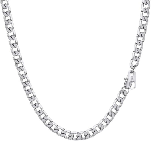 PROSTEEL 316L Stainless Steel Cuban Link Chain Necklaces for Men, Black/18K Gold Plated, Hypoallergenic Jewelry, 4mm-13mm, 14"-30", Come with Box