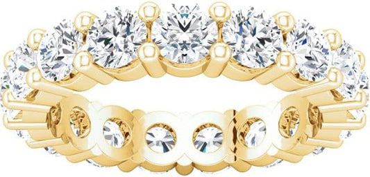 Houston Diamond District 1-10 Carat LAB GROWN Diamond Eternity Wedding Anniversary Stackable Ring Band for Women Ultra Premium Collection (E-F Color VS2-SI1 Clarity)