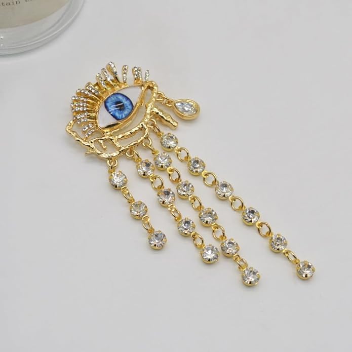 JKQBUX Versailles series Baroque elegant Brooches Pin for Women Men Girls Retro Court Pearl Corsage Pin delicate accessory