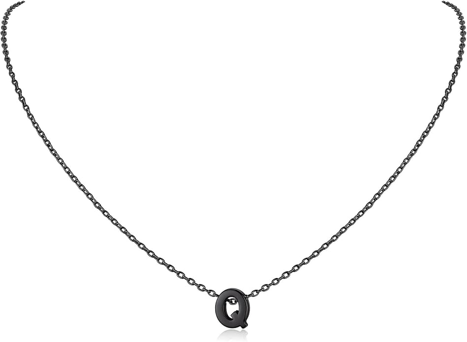 ChicSilver 925 Sterling Silver Initial Necklace for Women Dainty Letter Jewelry Personalized Gift