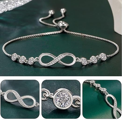 To My Soulmate Bracelet For Women With Heartfelt Message Card & Elegant Box, Bracelet For Girls, Soulmate Birthday, Wedding, Christmas Jewelry Gift From Boyfriend, Husband