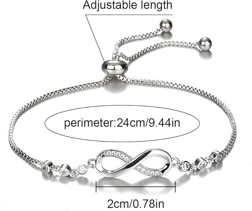 To My Soulmate Bracelet For Women With Heartfelt Message Card & Elegant Box, Bracelet For Girls, Soulmate Birthday, Wedding, Christmas Jewelry Gift From Boyfriend, Husband
