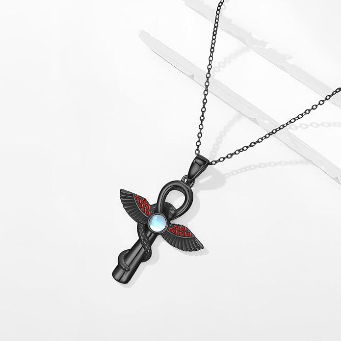 YEESIA Cross Necklace for Men Women 925 Sterling Silver Christian Pendant Religious Jewelry Gift for Men Women.