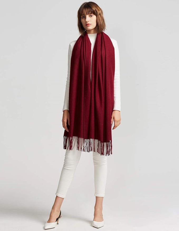 maamgic Women's Winter Scarf Soft Warm Scarf for Women Cozy Shawl Wraps for Women Lightweight Pashmina Style Wrap