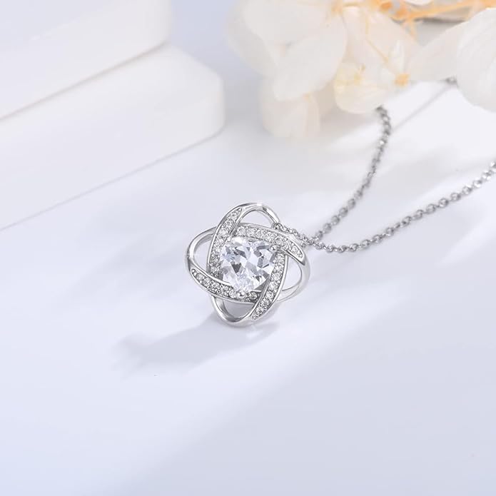 To My Soulmate Necklace For Women, Soul Mate Jewelry for Women, Future Wife Gifts, To My Wife Necklace from Husband, Gifts for Girlfriend, Pendant With Message Card