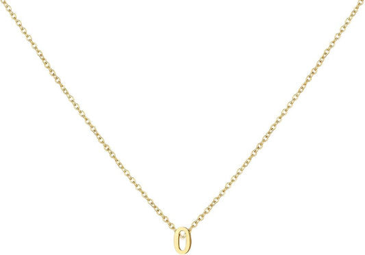 Number Necklace for Women Dainty 18K Gold Plated Pendant Necklace Charm Birth Month Personalized Jewelry Birthday Gift