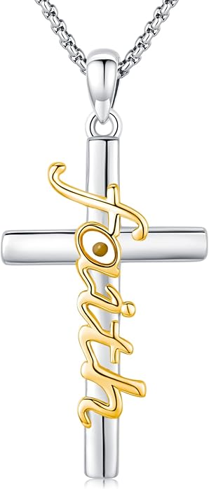 Midir&Etain Cross Necklace 925 Sterling Silver Celtic Christian Pendant Religious Protection Jewelry for Women Men