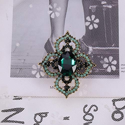 Brooch Pins for Women Girls Fashion Flower Crystal Rhinestone Pearl Jewelry