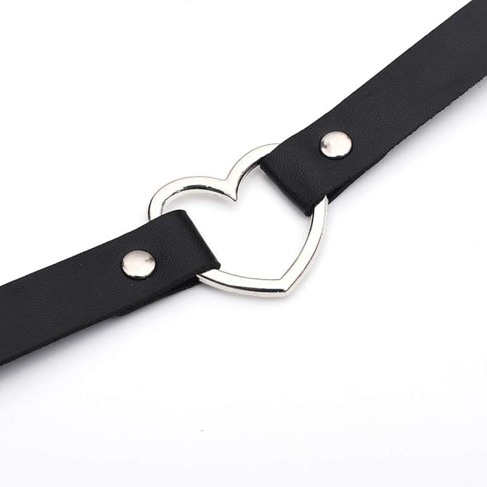 Choker Collar for Women Girls, Adjustable Rock Punk Choker Collar Necklace
