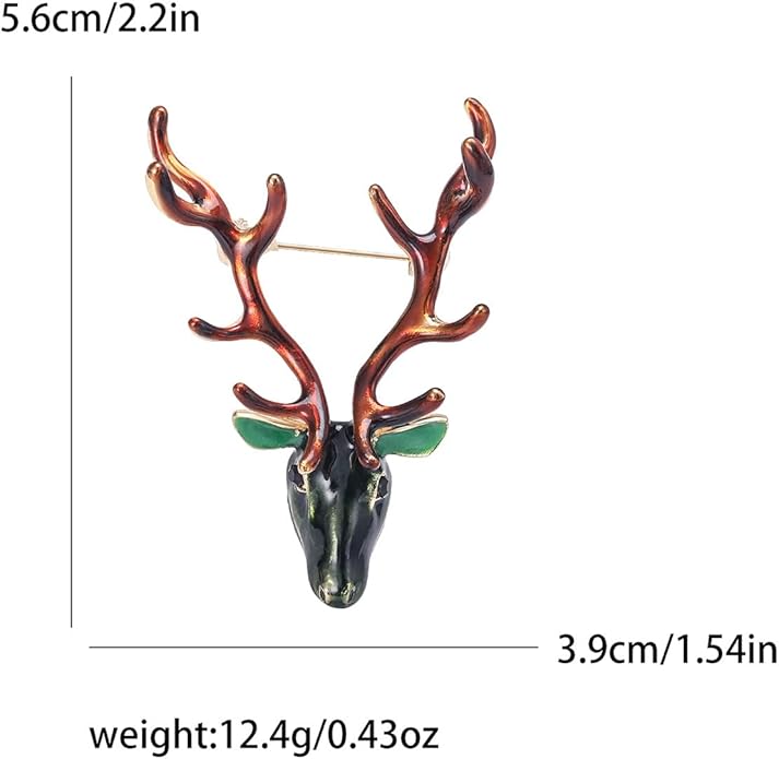 ONLYJUMP Christmas Bell Brooch Pins for Women Girls Lovely Crystal Christmass Tree Snowflake Bell Reindeer Snowman Brooches Colorful Xmas Enamel Pins Holiday Party Gift