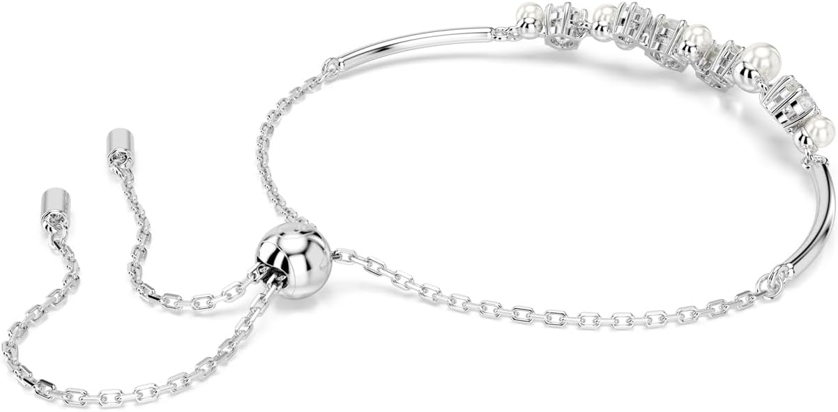 Swarovski Constella Crystal and Pearl Jewelry Collection, Rhodium Finish