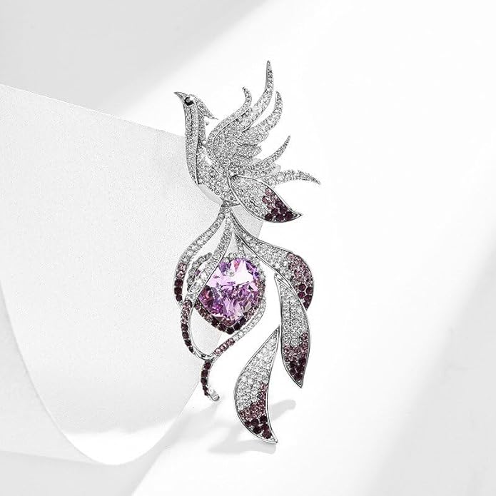 Animal Brooch for Women Girls 18k Gold Plated Animal Brooch Pin Rhinestone Animal Brooch Lapel Pin Jewelry Thanksgiving Day Birthday Wedding Gifts for Mom Wife