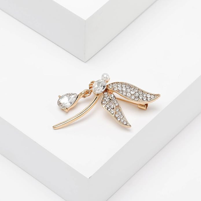LuvQaze Animal Brooch for Women Men Zirconia Rhinestone Abalone Shell Animal Lapel Pin Christmas Birthday Holiday Gift for Wife Mother Girlfriend Daughter