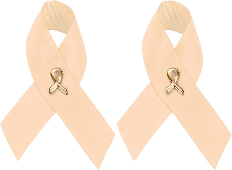 1/2/5/10/25/50/100pcs Satin Awareness Ribbon Pins (Pick your color), for Cancer & Disease Awareness, Bulk Quantities for Fundraising, Events, Gift Giving
