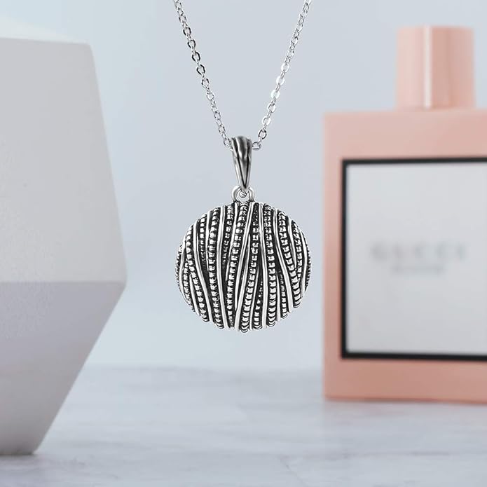 Mytys Coin Pendant Necklace for Women 18K Gold and Silver Intertwined Crossover Pendant Two Tone Necklaces Christmas Jewelry Gift