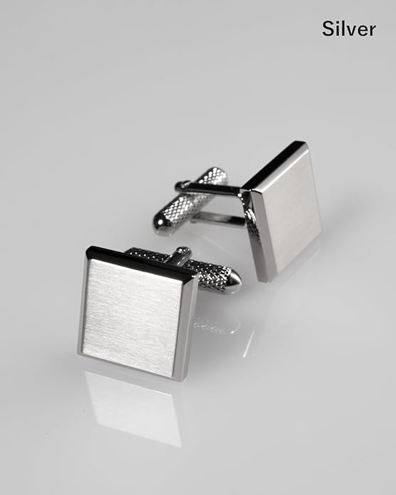 [TAVARAT] Cufflinks for Men cuff links mens Black Silver Light Gold Tps-166